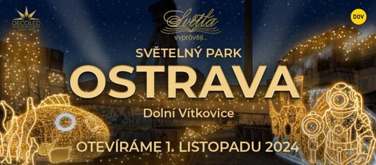 Projekt „Světla vyprávějí…“  rozsvítí ostravské Dolní Vítkovice