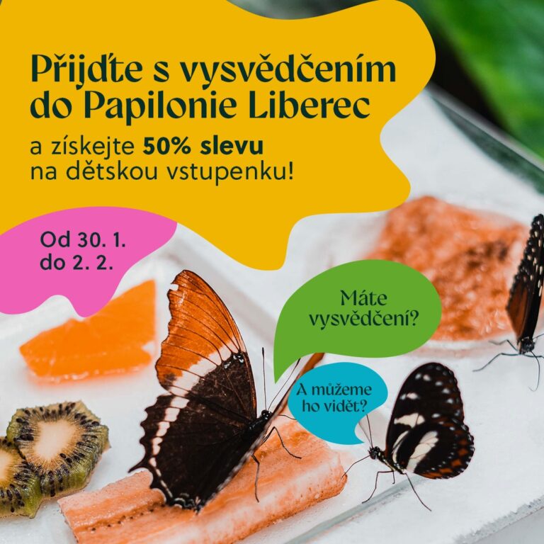 Oslavte úspěchy svých dětí v liberecké Papilonii!